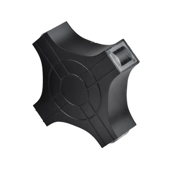 LED7 - Aplique exterior Negro 8W Luz natural LED1514 - 1