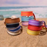 10Pcs/Lot Pulseras De Amistad Para Mujeres Y Hombres Verano Playa Bohemio Tejidas Con Encanto Para Niñas Pulseras De Yarn Sin Cierre Metálico - details 7