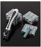 Cuchilla De Acero Inoxidable Doble Para Barbieros Manual Antiguo Cuchilla De Afeitar Para Hombres Cuchilla De Seguridad Para Barba Y Cara - details 5