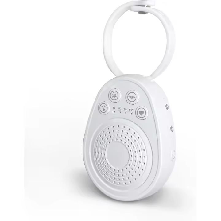 Máquina de ruido blanco para bebés 20 sonidos con temporizador Batería de 1000 mAh recargable por USB Máquina de sonido portátil para ayudar a dormir a adultos Bebés Niños - 1