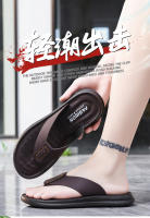 Zapatillas De Playa Para Hombre Verano Antideslizantes Impermeables Cómodas Sandalias Versátiles Casual De Exterior Microfibra Talla Verdadera - details 1