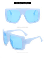 Gafas De Sol Cuadradas Punk Oversize Para Hombre Y2K Tendencia Única Con Lente UV400 Para Ciclismo Y Conducción - details 20