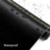 Pegatina De Coche Negra En Acero Pulido Vinilo Impermeable Antigolpes Para Motocicleta Cubierta De Cuerpo De Auto Accesorios De Coche - details 2