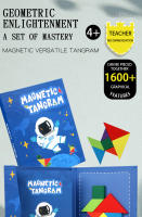 Rompecabezas 3D Magnético Geométrico Tangram Tablero De Madera Educativo Para Niños Juegos Montessori Desarrollo Cerebral - details 11