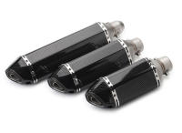 Pipón De Escape Universal Para Motocicleta 51mm Accesorios Modificados De Tubo De Escape Muffler Para XJ6 MT07 09 03 Killer De Ruido DB - details 1