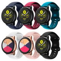 Correa De Silicona Para Samsung Galaxy Watch Active 2 3 4 5 pro 45mm 40mm 44mm S3 2 Compatible Con Galaxy Watch 7 FE 6 Anillo Universal Para Hombres Y Mujeres - details 1
