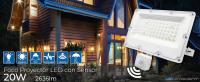 LED ATOMANT Foco Proyector LED 20W con Sensor de Movimiento, Color Blanco Frio 6500K, Impermeable IP65, 2636 Lumenes, Luces LED Exterior, Luz Jardín, Patio, Terraza, Seguridad, Caminos, Lámpara de pared - details 0