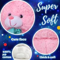 Muñeco De Peluche LED Rosa De 38cm Juguete Luminoso Musical Cojín De Terciopelo Conejo Cantante Regalo De Pascua Para Niñas Animal De Fondo - details 8