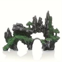 Decoración De Acuario Piedras Decorativas Para Tanque De Peces Arco De Puente De Montaña Creativo Adorno De Hogar Artesanía Landscaping - details 6