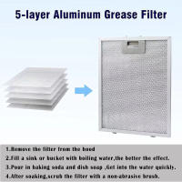 Filtro De Malla Metálica Para Extractor De Cocina Tamaño 350x285x9mm Color Plata Filtro De Aceite Para Aspiradora De Horno - details 21