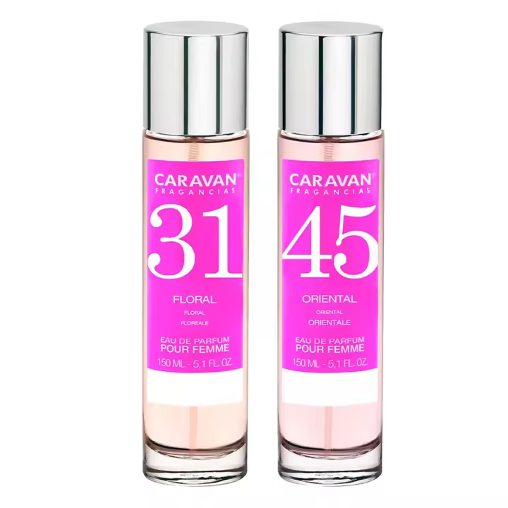Set de 2 perfumes CARAVAN para mujer Nº45 y Nº 31 - 1