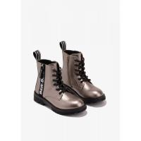Botas militares niña CONGUITOS 594050 MILITAR STRAP PEWTER 29916 23I - details 0
