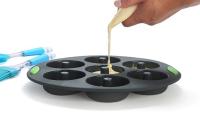 Molde De Silicona Para Panecillos Y Pastelería 1PC Molde 3D Para Tarta Y Tiramisu Herramienta De Hornear Resistente Al Calor Para Cocina - details 14