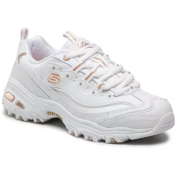 Zapatillas Skechers Dlites para mujer en color blanco - 1