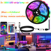 Tira De Luz LED RGB 1m Con Control Remoto Bluetooth Y Sincronización Musical Para Ambiente De Fiesta Retroproyección De TV Y Decoración Navideña 5VUSB - details 4