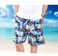 Shorts De Playa Para Hombre Verano Pantalones Sueltos Con Bolsillo Secado Rápido Estampado Que Te Mantiene Fresco - details 3
