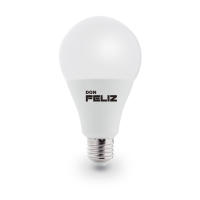 6 uds Bombilla Led esferica estandar A80 18W y 20W, luz fria/blanca 6500K y luz calida/amarilla 3000K, casquillo grande E27, Don Feliz - details 0