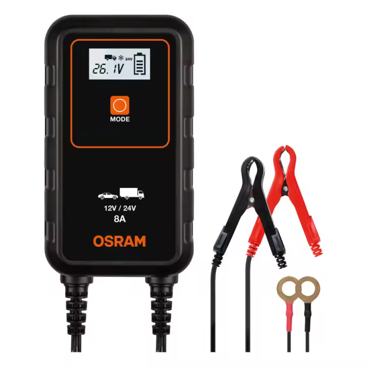 Osram BATTERYcharge 908 Carga de Batería 12/24V 8A - 1