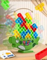 Juego De Bloques De Pila Tetra Torre Balanceada 16PCS Juguete Educativo Para Niños Edad Recomendada 3-6Años Bloques De Construcción Puzzle Tablero Bricks ABS Compatible Con Lego - details 5