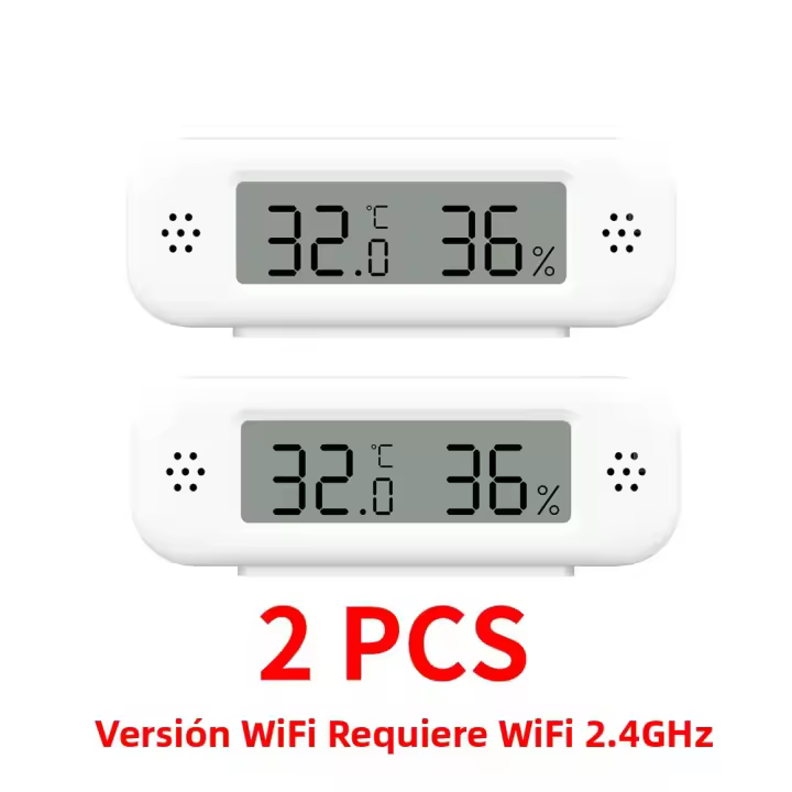 Termómetro Y Higrómetro Zigbee WiFi Mini Para Hogar Inteligente Compatible Con Google Home Alexa Y APP Remote De Tuya - 1