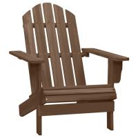 vidaXL Silla de jardín Adirondack madera maciza de abeto en color Natural/Azul/Rosa y más | cómodas modernas ergonómicas para comedor cocina salón hogar - details 8