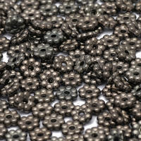 Lote De 200 Piezas De Cuentas De Encaje CCB 6mm Platinadas Redondas Y De Engranaje Para Fabricación De Joyas Pulseras Collares Accesorios DIY - details 4