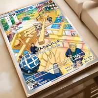 Póster Anime Pokemon MINISO HD Arte Pegatina Para Pared Resistente Al Agua Decoración Aestética Para Sala De Estar Dormitorio Bar - details 19