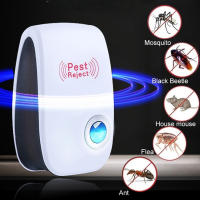 Repelente Ultrasonido Seguro De Plagas Efectivo Contra Ratones Cocodrilos Mosquitos Insectos Para El Hogar Verano Eliminador De Plagas - details 0