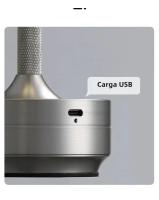 Lámpara De Mesa Recargable LED Con Sensor De Toque Luz Nocturna Para Escritorio Decoración De Habitación Restaurante Hotel Bar - details 4