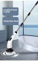 Escobilla De Limpieza Eléctrica Sin Cable Multifuncional Para El Hogar Y Cocina Cepillo De Pelo Baño Escoba Y Mop Para Limpieza Del Inodoro - details 12