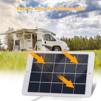 Cargador Solar Portátil 3W 5V Impermeable USB Para Carga De Móviles Ventiladores LED Monitor Cámara Panel Solar Mini - details 2