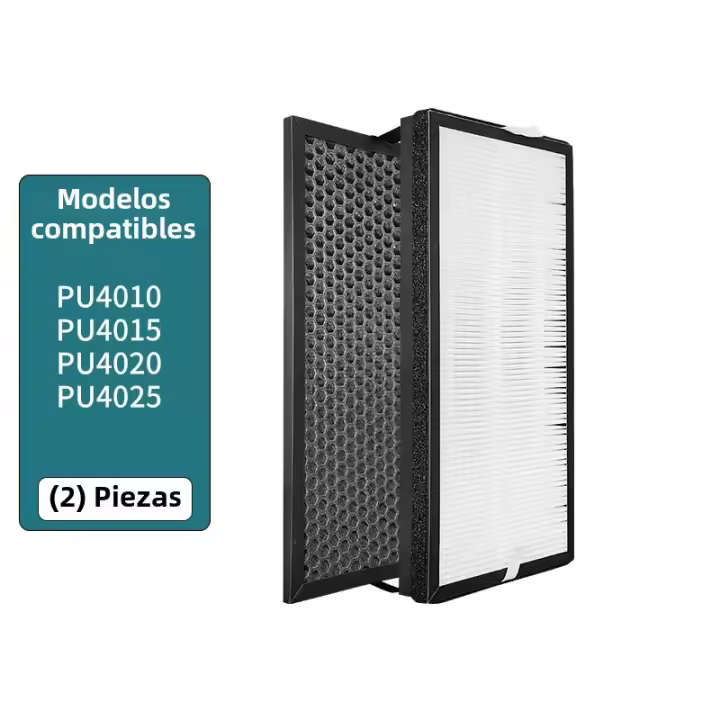 Kit De Filtro De Reemplazo Compatible Con Rowenta Intense Pure 4010 PU4015 PU4020 PU4025 Purificador De Aire Parte Número XD6074U0 XD6075 - 1