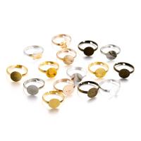 Anillos Blancos Metálicos Ajustables Para DIY 20-40Pcs/lot 7-10mm Suministros Para Fabricación De Joyas Accesorios De Encaje - details 8