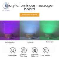 Lámpara Nocturna Creativa Con Tablero De Notas LED De 7 Colores Luz Suave Cálida USB Regalo Para Fiestas Y Vacaciones - details 14