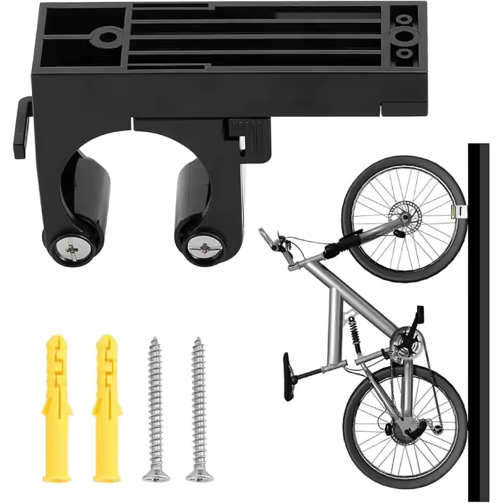 Clip de estacionamiento de Bicicleta ajustable, System de almacenamiento de rack de pantalla de Bicicleta de Montaña, - 1