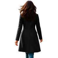 Nueva Chaqueta De Mujer De Invierno Con Manga Larga Y Cuello En V A-line Fashion Chaqueta De Trench Para Otoño Y Invierno - details 15