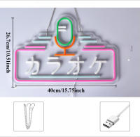 Luz Neón LED Para Karaoke Decoración De Pared Para Bares Y Clubs De Música Viva Regalo Para Amantes De La Música Potenciada Por USB - details 3