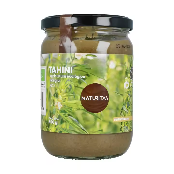 Tahini Bio 500 g NATURITAS  Crema altamente nutritiva  Semillas de sésamo  Agricultura ecológica Integral  Ideal para hummus - 1