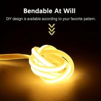 Tiras LED COB 220V Alta Brillo 12W/M Impermeables IP68 Flexibles Para Iluminación De Cocina Armarios Jardín Al Aire Libre - details 4