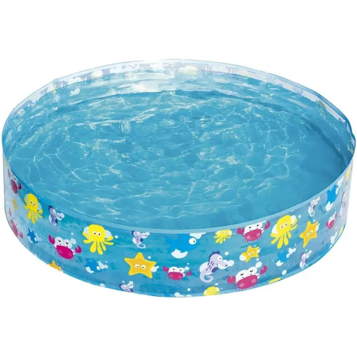 Piscina Infantil para Niños Redonda Animales Marinos 122x25cm 277L  Verano Bestway - 1