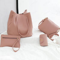 Juego De 4 Bolsos Para Mujer Estilo Elegante Monedero De Cuero PU Bolso De Hombro Mensajero Bolso De Mano Moda Accesorio Decorativo Para Mujer - details 7
