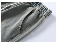 Machete Jeans Para Hombres Verano Nuevo Tendencia Pantalones Americanos Anchos Con Bolsillos Grandes Lavados Estilo Wide Leg - details 17