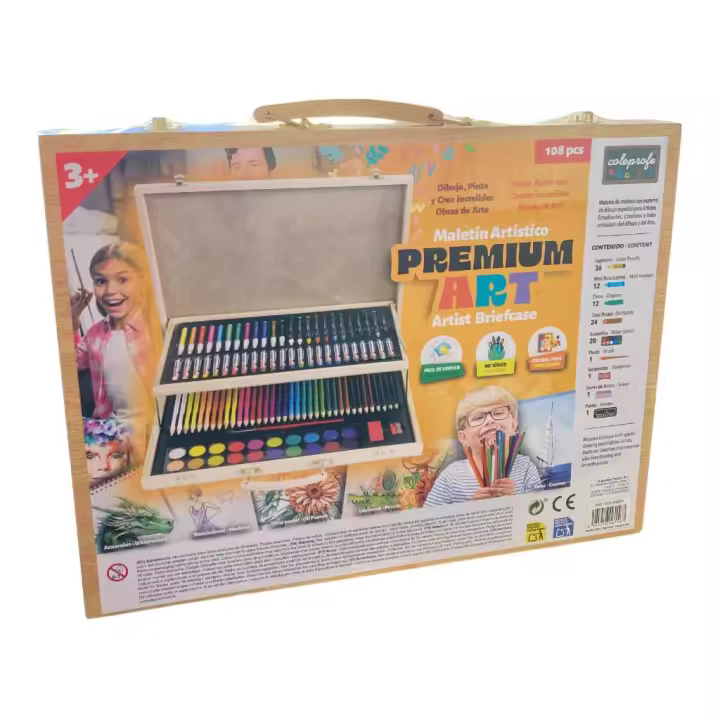 Maletín Dibujo Artístico COLEPROFE Premium Art 2 Pisos - 1