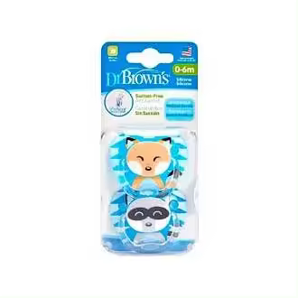 Chupete Dr Browns Prevent Classic Animal Faces T1 0-6 Meses - Niño - 1