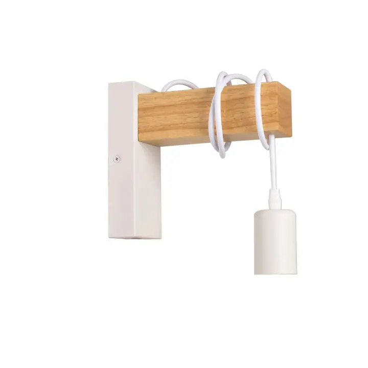 ALPINALUZ Lámpara De Pared Rústicos Retro En Madera Vintage E27 Iluminación Interior Para Hogar Decoración De Comedor Luz De Lámpara De Cama Para Dormitorio - 1