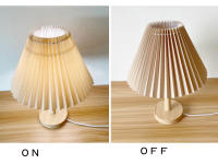 Cubierta De Lámpara De Mesa DIY Plisada Lavable Accesorios De Iluminación E27 Para Lámpara De Pared Lámpara De Piso O Colgante - details 12
