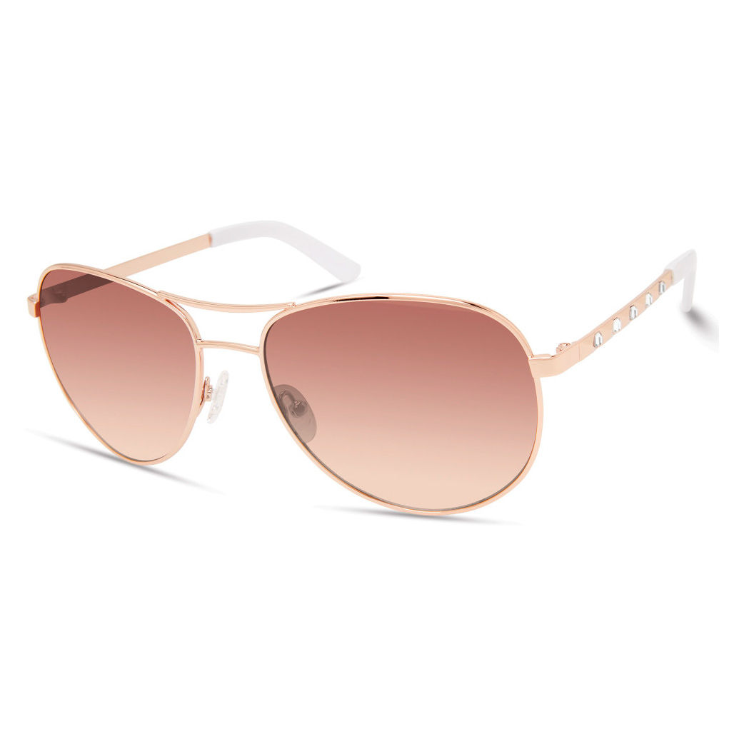 Gafas de Sol Guess GF0408-6128F para Mujer en Color Rosa con Lentes Marrón