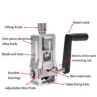 Stripping Máquina Manual De Aleación De Aluminio Para Alambre De Cobre Perforadora Electromecánica Multifuncional Para Eliminar La Capa - details 2