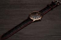 ​reloj automático hombre Orient Bambino TAC08001T 42MM 30m WR correa de cuero - details 0