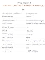 Teclado De Juego 104 Teclas Con Retroiluminación Colorida Teclado Cableado Sentido Mecánico Para Computadora Periféricos E-sports Para Desktop Laptop - details 21